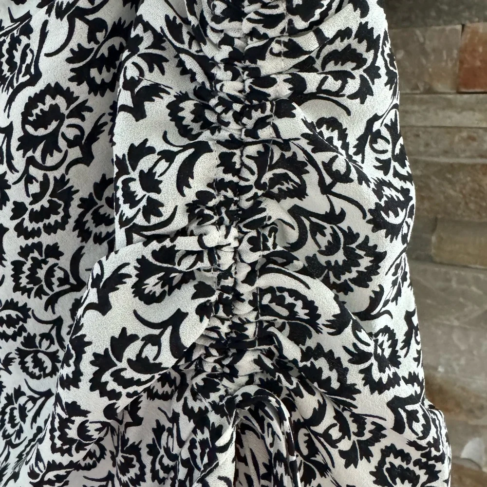 A.L.C. Farrow Silk Mini Skirt Flounce - Picture 3 of 5